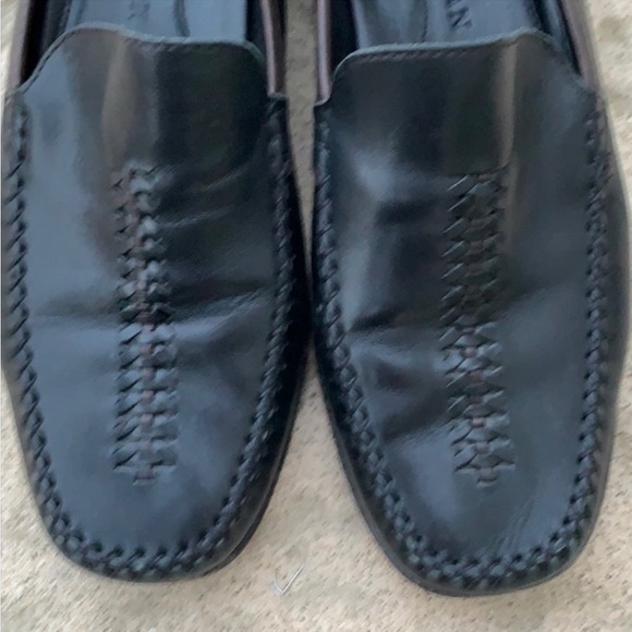 Cole Haan Women's Black Leather Braided Loafer Size 7.5 - Picture 2 of 7